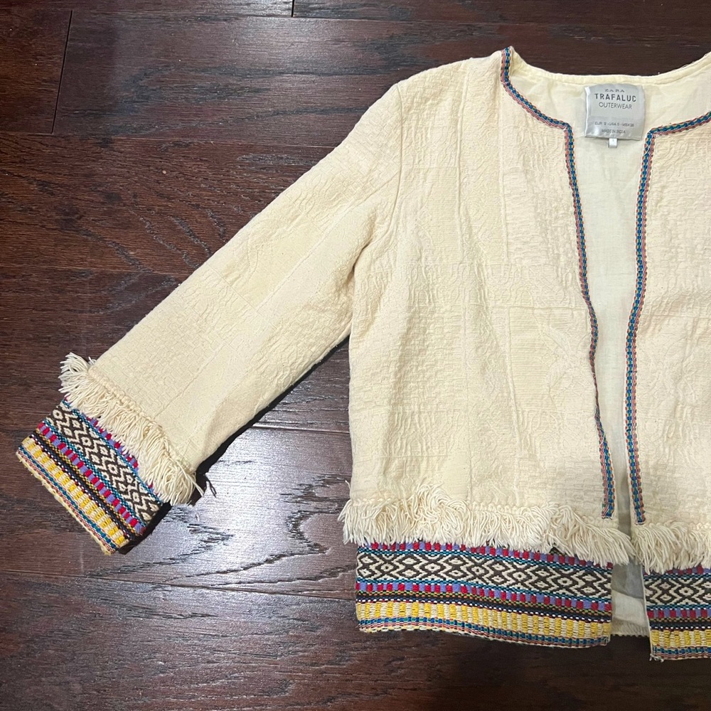 Zara Beige Blazer, size: S
